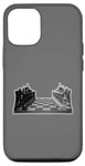 Coque pour iPhone 12/12 Pro Pièces de plateau de jeu d'échecs