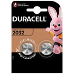 Pack of 2 Duracell DL2032 Batteries Gold