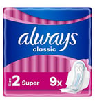 Always Maxi Profresh Night Sanitary Towels X9
