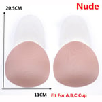 Chest Sticker Breast Stickers Bra Pads Nude 11cm