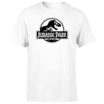 Jurassic Park Logo Men's T-Shirt - White - 3XL - White