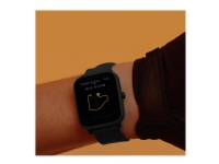 Amazfit Bip U Pro - Svart - smart klocka med rem - silikongummi - svart - display 1.43 - Bluetooth - 31 g