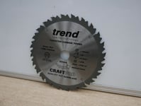 TREND 160MM 24T 20MM BORE FESTOOL TS55 PLUNGE SAW BLADE TCT CSB/16024A