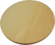 Round circular wooden chopping board cutting pizza wood double sided 25cm 10... 