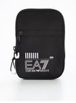 EA7 Emporio Armani Train Core Mini Pouch Messenger Bag - Black/White, Black, Men