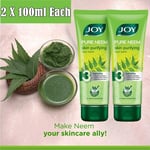 2 x 100ml PURE NEEM Salicylic Acid Skin purifying Acne Pimple Prevent Face wash