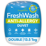 Snuggledown Freshwash Anti Allergy Double Duvet 13.5 Tog Winter Duvet Double Bed