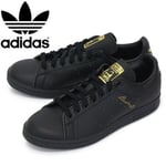Brand New Men's ADIDAS STAN SMITH Black Gold GZ7793 Trainers UK size 7.5