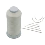 Haobase Bonded Nylon Sewing Thread 1500 Yard, Leather, Bag, Shoes, Canvas, Upholstery with Sewing Needles Kit