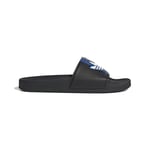 adidas Originals Badtofflor adilette - Svart/Blå/Vit, storlek 48½