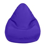 Loft 25 Purple Indoor/Outdoor Kids Bean Bag Chair Children's Gaming Beanbag Seat