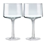 Denby - Natural Canvas Large Gin Glasses Set of 2 - 600ml - Hand Blown Hand Finished Contemporary G&T Cocktail Glass - Dishwasher Safe