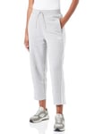 adidas Women Essentials 3-Stripes Open Hem Fleece Joggers, XL