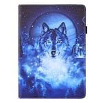 JIan Ying Case for Kindle Paperwhite 4 2018 (10th Generation-2018) Slim Lightweight Protector Cover Moon wolf