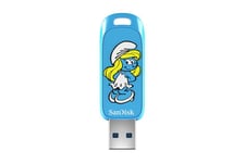SanDisk Smurfs - Smurfette Edition - USB flash-enhet - 256 GB