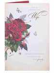 Royal Horticultural Society Traditional LovelyVerse Valentine's Day Card - WIFE