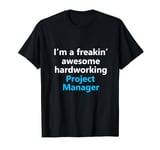 Project Manager Management Job Title Christmas Xmas 2024 T-Shirt
