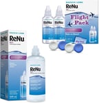 ReNu Bundle, Multi-Purpose Contact Lens Solution, 240ml, and Flight Pack, 2X... 