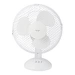 NordicHCul, FT-534 Table fan (White) 9, 20W, 2 speeds, White