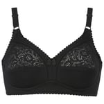 Damella of Sweden Bh Utan Bygel Spets Svart 75C