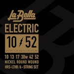 Labella HRSLTHB Séries HRS Jeu de Cordes pour Guitare Electrique 10/52 Light Top/Heavy Bottom