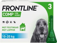 Frontline Comp. Hund 10-20 kg spot-on lösning 134 mg/120,6 mg 3x1,34 ml