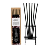 ACappella Pre-Fragranced Reed Diffuser Sticks with Stand Orient express - Perfume Room Sticks Gift Set - No Liquid Required - 6 pieces