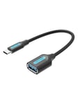 Vention USB-C 3.1 Male to USB Female Cable 0.15m Black USB Hub - USB 3.1 - 1 - Svart