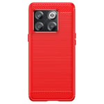 Mykt OnePlus 10T 5G TPU-deksel - Rødt