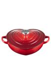 Le Creuset Buffetgryta Hjärta 20cm Cerise Röd