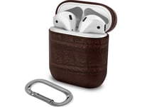 Devia Lux Series Eco Leather Look Magnetic Carabiner Case Apple Airpods 1St Generation
