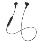 Streetz In-ear Bluetooth Headset, Mjuka Öronkuddar, Svart