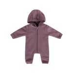JACKY MIX & MATCH fleeceoverall med huva mörkrosa