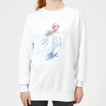 Frozen 2 Nokk Sihouette Women's Sweatshirt - White - S