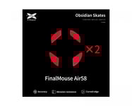 X-raypad Obsidian Mouse Skates för Finalmouse Air58 Ninja
