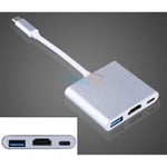 Adaptateur USB 31 Type C Male Vers HDMI USB 30 Multiport Charge Port Adapteur d3f7ab