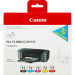 Canon 6402B009/PGI-72 Ink cartridge multi pack MBK,C,M,Y, R 5x14ml Pac