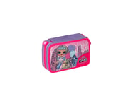 Pencil Case 3 Compartments - LOL Surprise OMG - with Erasable Frixion Pen, Pink, Casual