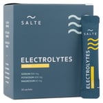 SALTE Elektrolytter, Citron, 30 doseringsposer