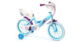 STITCH Vélo Enfant 16 Pouces Pour Garçons Et Filles De 4 à 7 Ans, Vélo De 16 Pouces Avec Stabilisateurs, Vert