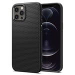 Spigen Liquid Air case compatible with iPhone 12 2020 compatible with iPhone 12 Pro 2020 - Matte Black