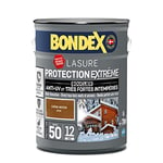 BONDEX - Lasure Bois Protection Extrême - Anti-UV/Humidité - Haute Résistance - Séchage Rapide - 5L - Chêne Moyen