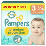 Pampers Premium Protection S3 6-10kg 204st