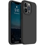 Atiyoo iPhone 13 Pro Max Phone Casem, Slim Fit Protective Phone Case with Soft Anti Scratch, Silicone Shockproof Protective Phone Case, 6.7 inch, Graphite Black