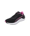 Puma Women Electrify Nitro 3 Wns Road Running Shoes, Puma Black-Poison Pink, 42.5 EU