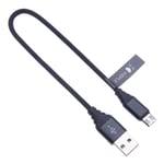 Micro USB Cable Quick Charge Nylon Braided Charger Compatible with KitSound Hive 2 / Bose SoundLink Mini/SoundLink Colour, GOJI GBTB14, AVES Aqua, EasyAcc Mini/EasyAcc Energy Cube (0.25m / 0.8ft)