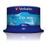 VERBATIM CD-R 700MB 52X50PK SPINDEL