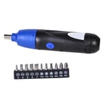 Portable Power 6V Cordless Electric Screwdriver Drill + 11Pcs Screwdriver Bits