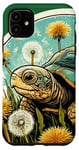 iPhone 11 Box Turtle art spring and summertime Case