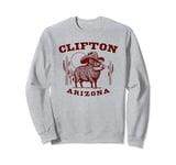 Clifton Arizona Javelina Cowboy Cute Western Sweatshirt